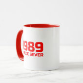 Crveni Tekst Delije Sever 1989 マグカップ (正面左)