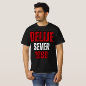 Crveno Beli Delije Sever 1989 Tシャツ (正面フル)