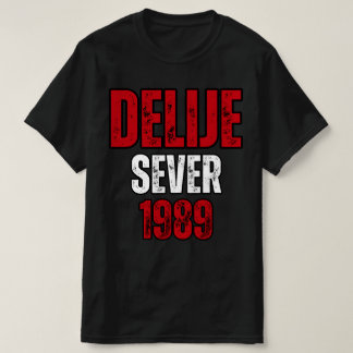 Crveno Beli Delije Sever 1989 Tシャツ