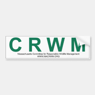 CRWMのバンパーステッカー バンパーステッカー