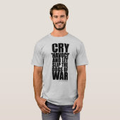 Cry 'havoc' (dogs of war) - Shakespeare Quote Tシャツ (正面フル)