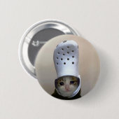 Crying Cat Croc Hat Meme Pin Button 缶バッジ (正面&裏面)