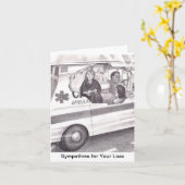 Crying Mother in Ambulance Singing a Lull-a-bye to カード (黄色い花)