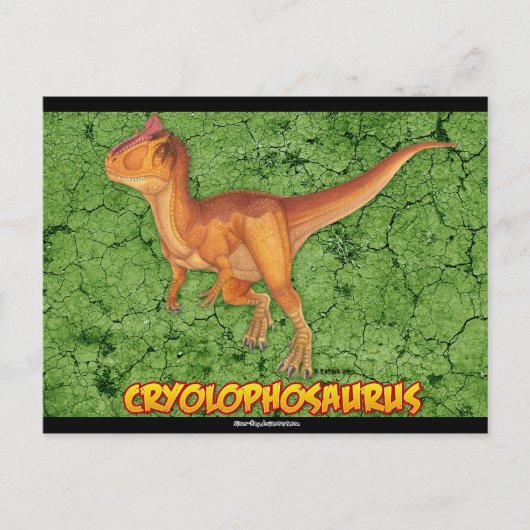 Cryolophosaurusの郵便はがきセット ポストカード (正面)