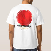 CRYP-T × ESSAN XYM TOURS WALKER DESIGN Tシャツ (裏面)