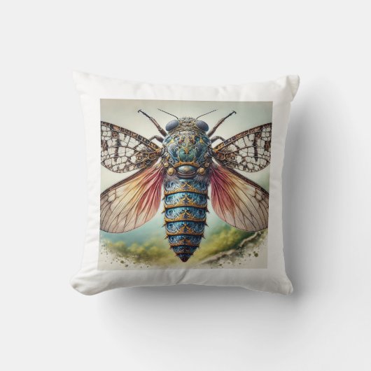 Cryptaspasma Insect 050824IREF231 - Watercolor クッション (正面)