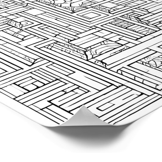 Cryptic Art Challenge: Urban Cipher Graffiti ポスター (角)