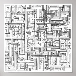 Cryptic Art Challenge: Urban Cipher Graffiti ポスター