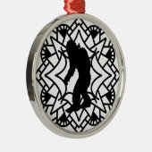 Cryptid大足、サスカッチの曼荼羅 メタルオーナメント (右)