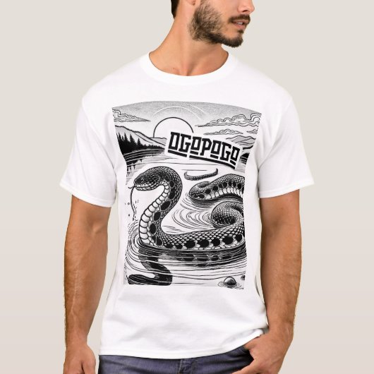 Cryptid陰謀団 – Ogopogo Tシャツ (正面)
