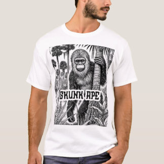 Cryptid陰謀論 – Skunk Ape Tシャツ