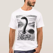 Cryptid Contrusion - Loch Ness Monster Tシャツ (正面)