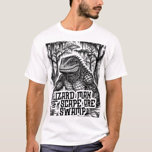 Cryptid Contrusion - The Lizard Man of Scape Ore Tシャツ (正面)