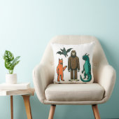 Cryptid Friends: Bigfoot、Chupacabraなどクッション クッション (椅子)