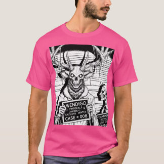Cryptid Mugshots - Wendigo Tシャツ