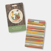 Cryptid Researcher Party Badge バッジ (Front & Back)