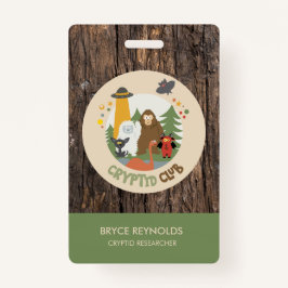 Cryptid Researcher Party Badge バッジ