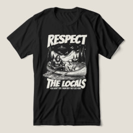 Cryptid Sasquatch Alien Encounter  トライブレンドＴシャツ