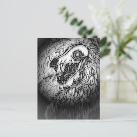 Cryptid: Snow Wasset Sketch ポストカード (スタンド正面)