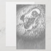 Cryptid: Snow Wasset Sketch 便箋 (正面/裏面)