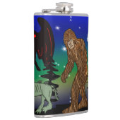 Cryptid, UFO，ビッグ足，チュパカブラ，エイリアンモットマン フラスク (右)