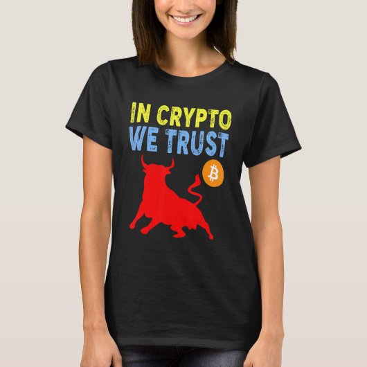 Cryptoでは、Bitcoin Trading & Mining Assetを信頼 Tシャツ (正面)