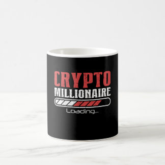 Crypto億万長者おもしろいBitcoin Crypto コーヒーマグカップ