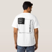 CRYPTO語録 -GOROKU- “Satoshi’s DNA” Tシャツ (裏面フル)
