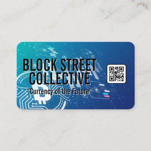 Crypto | ブロックチェーン技術 名刺 (正面)