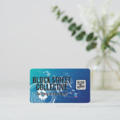 Crypto | ブロックチェーン技術 名刺 (スタンド正面)