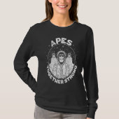 Crypto Apes together strong Ape to the moon Tシャツ (正面)