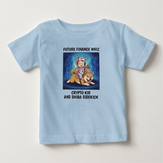 Crypto Baby ベビーTシャツ (正面)