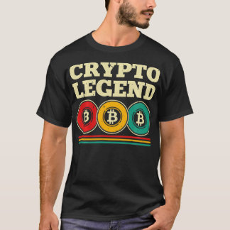 Crypto Bitcoin愛好家のためのCryptoBitcoin Tシャツ