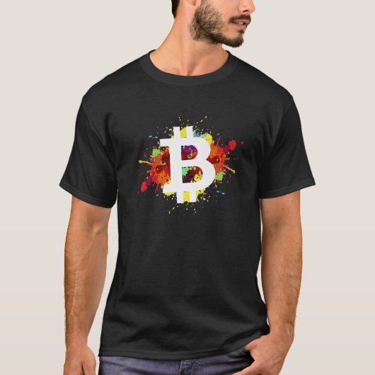 Crypto Bitcoin Art Cryptocurrency BTC Hodlerグラフ Tシャツ (正面)