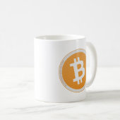 Crypto Bitcoin Mug - In crypto we trust コーヒーマグカップ (正面右)