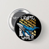 Crypto Btc Whale – 暗号コイン 缶バッジ (正面&裏面)