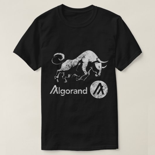 Crypto Bull | 未来のブロックチェーン投資家アート Tシャツ (デザイン正面)