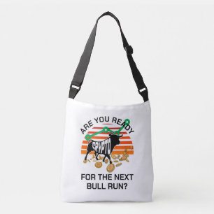 CRYPTO BULL 走 Bitcoin Are You Ready クロスボディバッグ