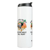 CRYPTO BULL 走 Bitcoin Are You Ready タンブラー (回転左)