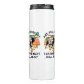 CRYPTO BULL 走 Bitcoin Are You Ready タンブラー (裏面)