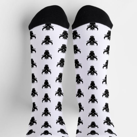 Crypto Bull White ソックス (上部)