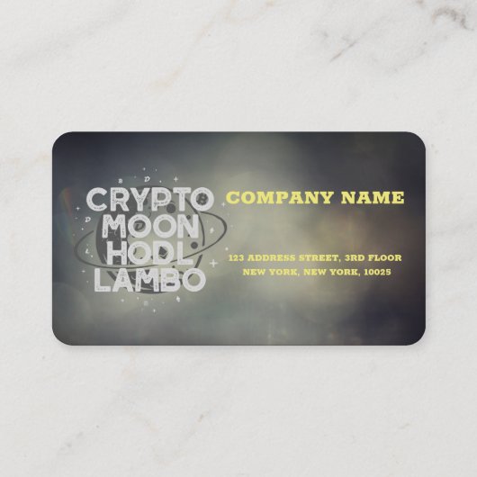 Crypto Business Card 名刺 (裏面)