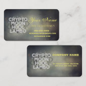 Crypto Business Card 名刺 (正面/裏面)