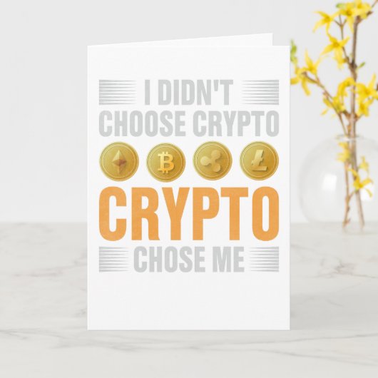 Crypto Chose Me カード (黄色い花)