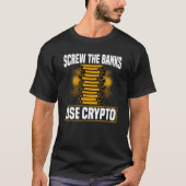 Crypto Cryptocurrency Blockchain Trader Finance 5 Tシャツ (正面)