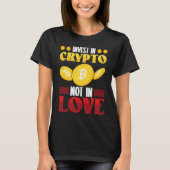 Crypto Cryptocurrency Blockchain Trader Finance Tシャツ (正面)