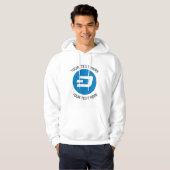 crypto d coin editable quote hoodie パーカ (正面フル)