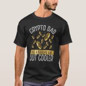 Crypto Dad Cryptocurrency Blockchain Trader Best D Tシャツ (正面)