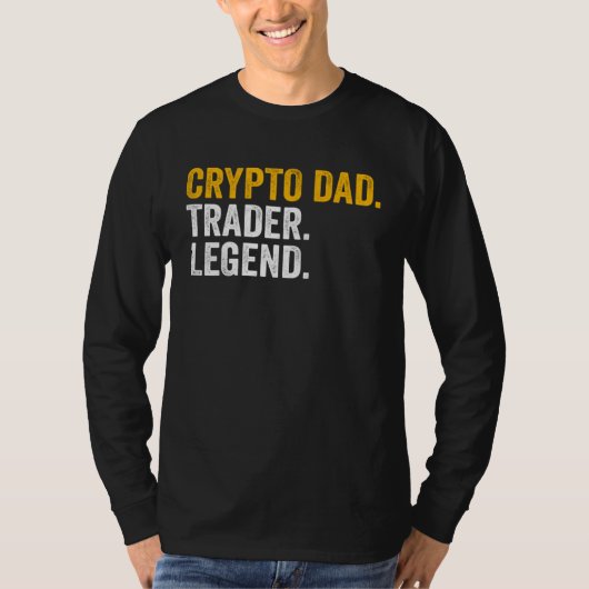Crypto Dad Trader Legend Tシャツ (正面)
