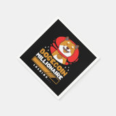 Crypto DogeCoin億万長者ロード スタンダードカクテルナプキン (角)